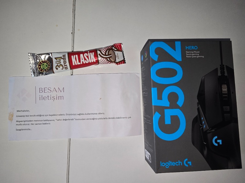 Logitech G G502 HERO LIGHTSYNC 25.600 DPI Yüksek Performanslı Kablolu Oyuncu Mouse - Siyah