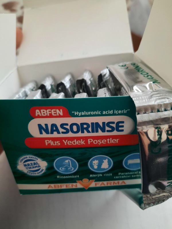 Abfen Nasorinse Plus Yedek Poşetler 50 Adet