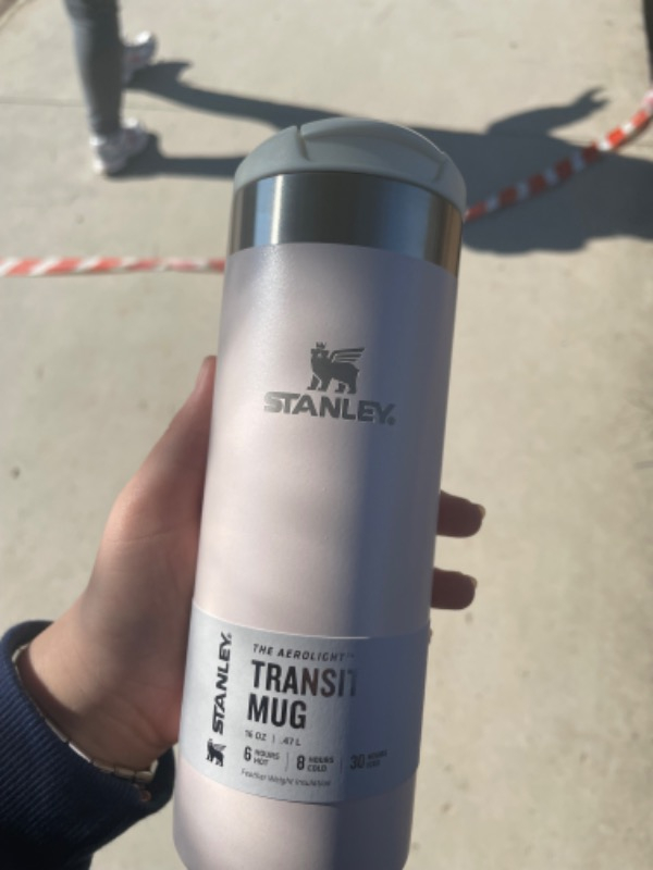 Stanley The AeroLight Transit Termos Bardak 0.47 Lt Açık Pembe
