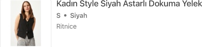 Kadın Style Siyah Astarlı Dokuma Yelek