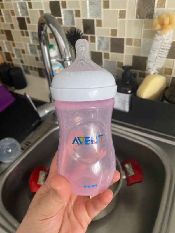 Philips Avent Natural PP Biberon 260 ml 1 ay+ Pembe SCF034/17