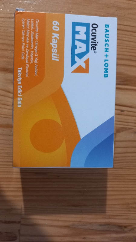 Bausch + Lomb Ocuvite Max 60 Kapsül 2 Adet