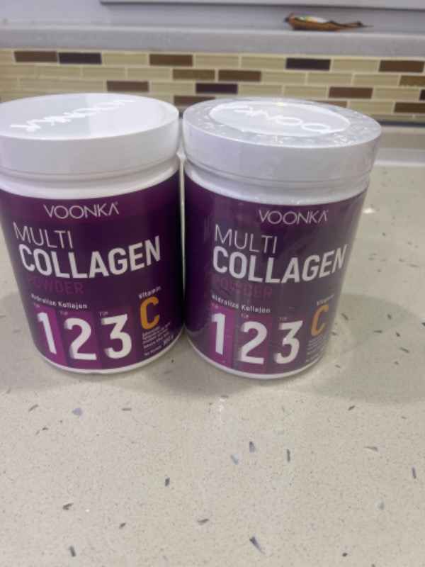 Voonka Multi Collagen Powder Tip 1 2 3 Vitamin C 300 gr Hidrolize Kolajen