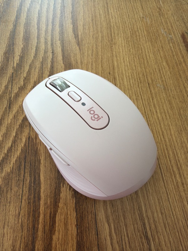 Logitech MX Anywhere 3S Kompakt 8000 DPI Optik Sensörlü Sessiz Bluetooth Kablosuz Mouse - Pembe