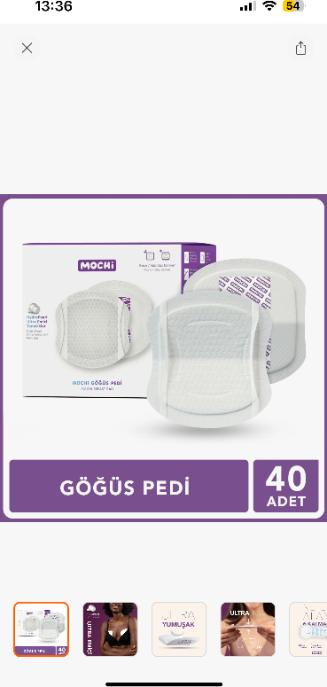 MOCHi - Göğüs Pedi 40'lı