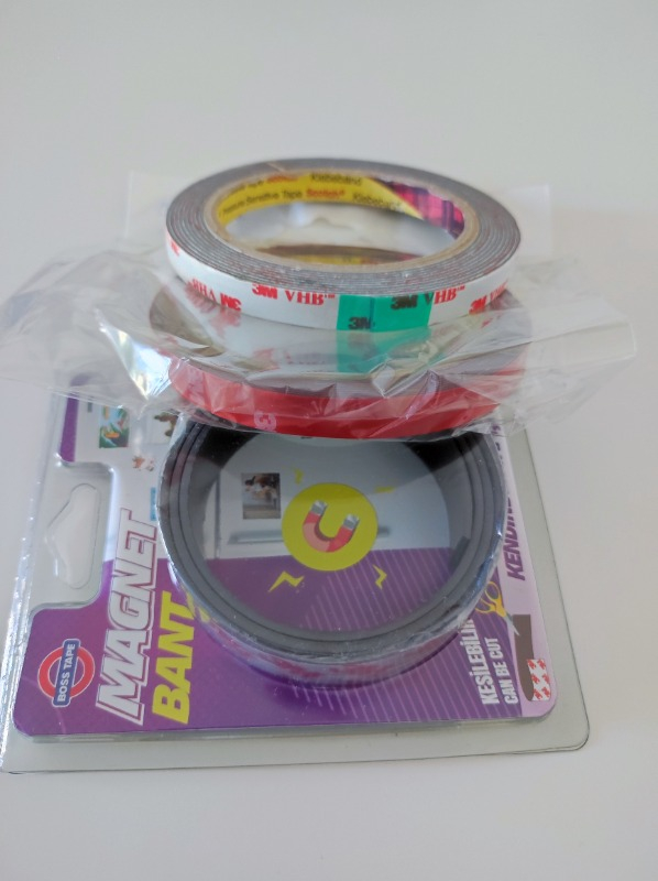 Boss Tape 3m Yapışkanlı Şerit Magnet Mıknatıs Bant