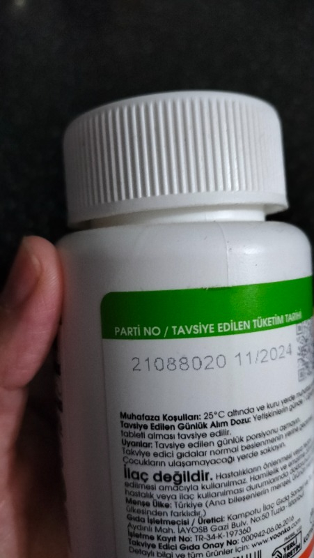 Voonka Vitamin C 500 mg 62 Çiğneme Tableti