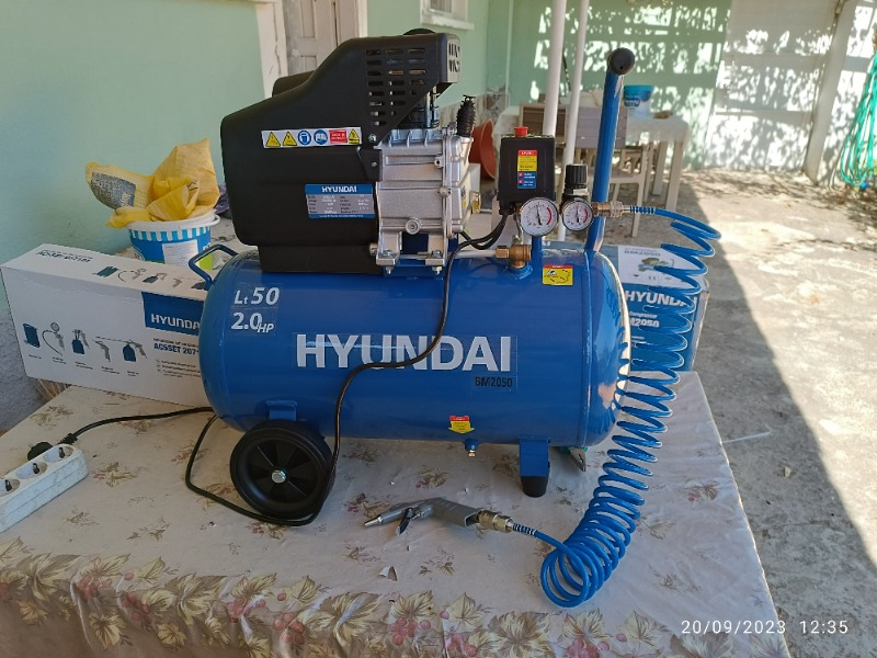 Hyundai BM2050 Hava Kompresör + Aksesuar Seti