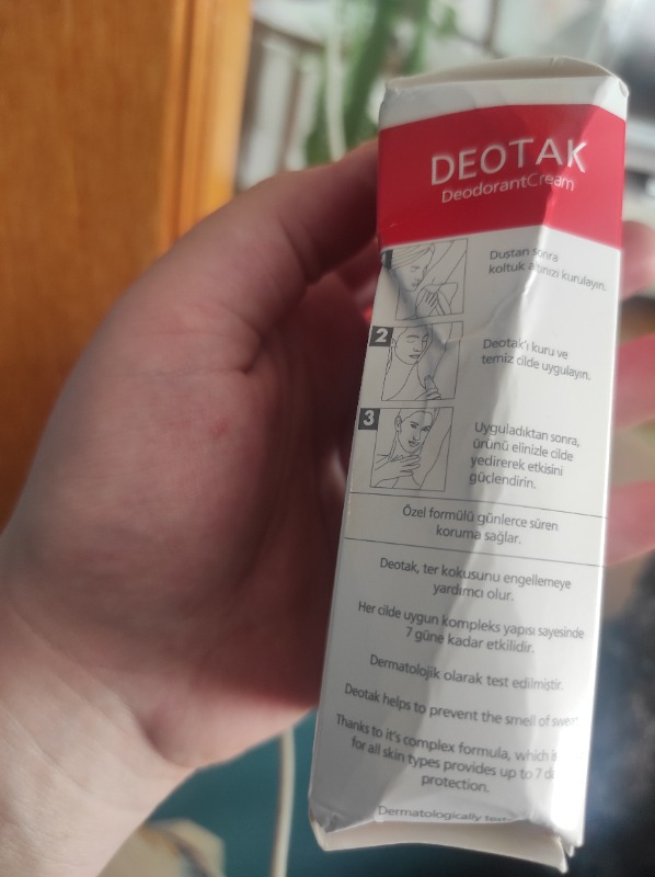 Deotak Klasik Krem Deodorant 35 ml