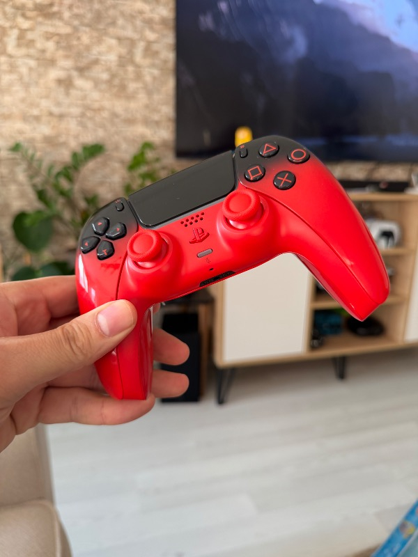 Sony Playstation 5 Dualsense Controller Techno Red (Bilkom Garantili)