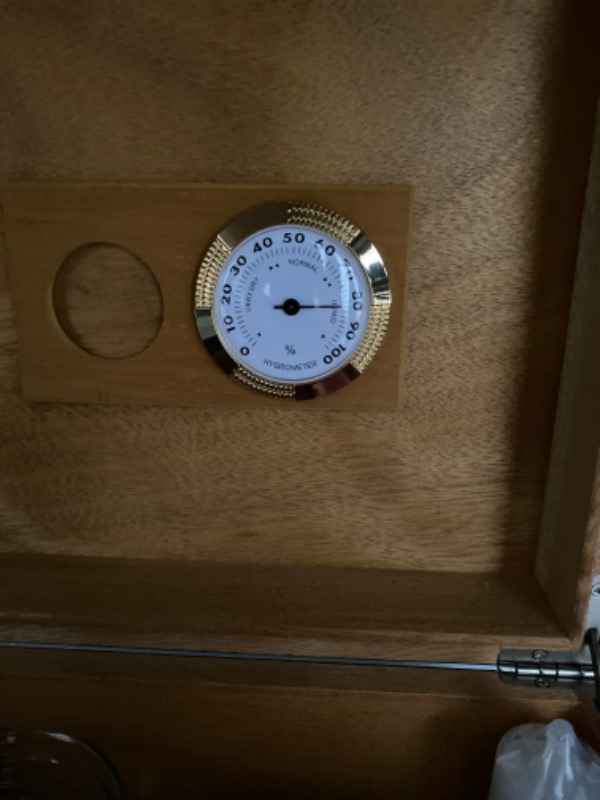 Humidor Puro Kutusu Nemölçer (Higrometre) S-04