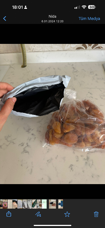 Tariş Kuru Kayısı Ahşap Kutu 500 gr