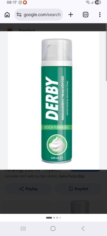 Derby Tıraş Köpüğü 200 ml