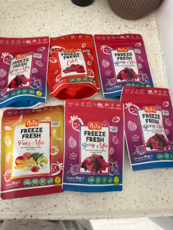 Pol's Freeze Fresh Berry Mix 16 g x 3 Adet