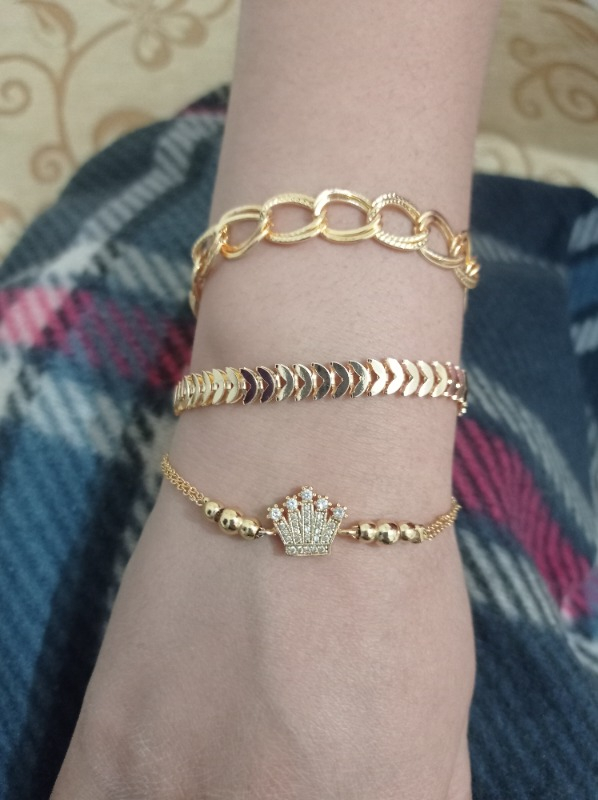 Bers Aksesuar Kadın Ikili Kombin Bileklik Gold