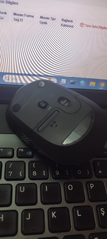 Logitech M170 USB Alıcılı Kablosuz Kompakt Mouse - Gri