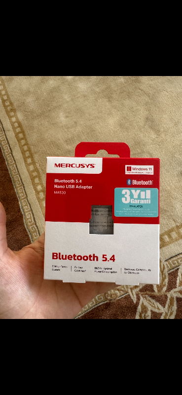 Mercusys MA530 | Bluetooth 5.3 Nano USB Adaptör | Kompakt Tasarım | Tak‑Çalıştır | Windows 7//8.1/10/11