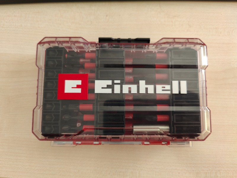 Orijinal Einhell M-CASE Bit Seti – 38 Parça (25 mm Bitler, 50 mm Bitler, 90 mm Bitler, Altıgen Lokmalar, 60 mm Bit Tutucu ve Saklama Kutusu Dahil) - 49109250
