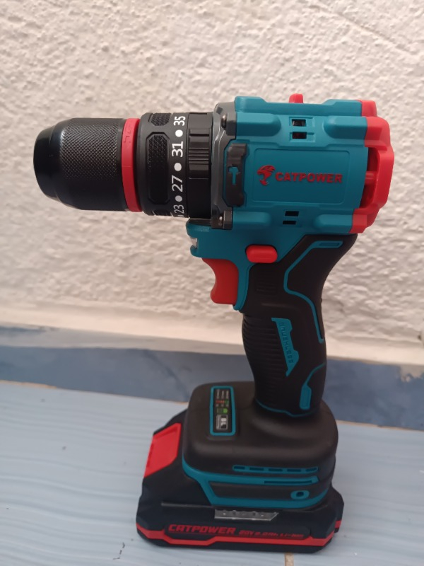 Catpower 1025 Kömürsüz Darbeli Akülü Matkap 20V 2 Ah Lion