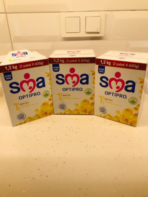 SMA Optipro Probiyotikli 1 0-6 Ay Bebek Sütü 800 gr x 3 Adet