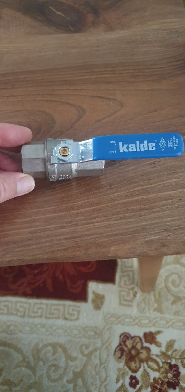 Kas 3/4" Su Küresel Vana Tam Geçişli (PN 25)