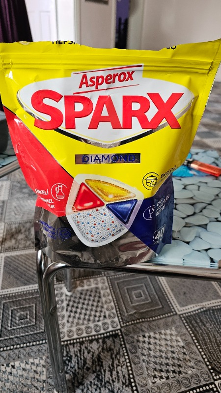Asperox Sparx  Bulaşık Makinesi Kapsülü 40'lı