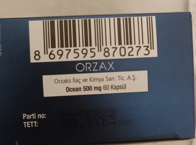 Orzax Ocean Plus 500 Mg Balık Yağı 60 Kapsül - Limon Aromalı