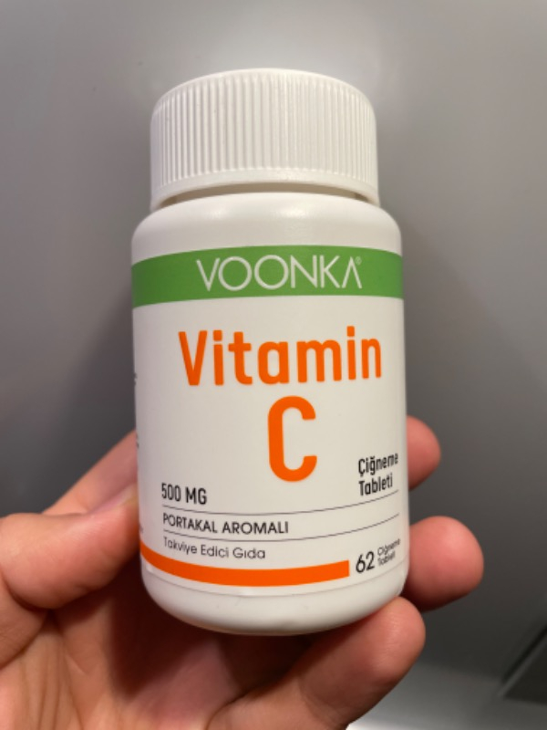 Voonka Vitamin C 500 mg 62 Çiğneme Tableti