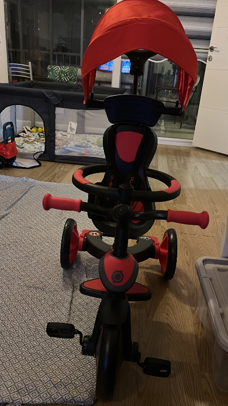 Globber Explorer 4in1 Trike Bisiklet - Kırmızı