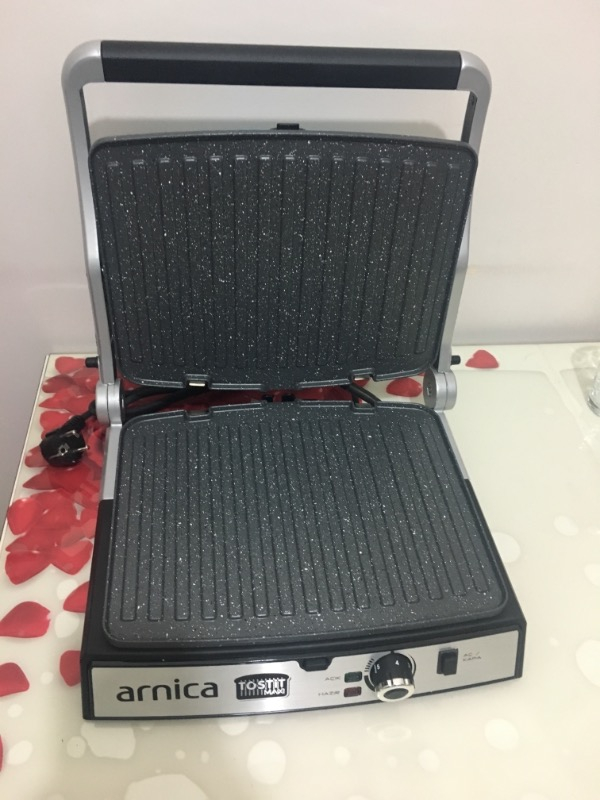 Arnica Tostit Maxi Granit Izgaralı Tost Makinesi Turkuaz