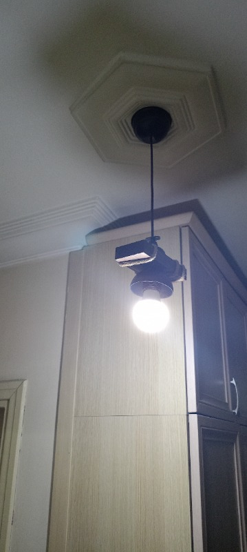 Megüsa Ahşap Tekli Halatlı Sarkıt Avize