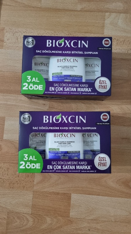 Bioxcin Siyah Sarımsak Şampuanı 3 al 2 öde (3x300ml)