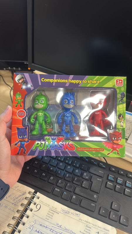 Pj Masks 3'lü Figür Set - Pijama Maskeli Oyuncak