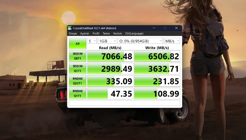 Kingston 1TB KC3000 NVMe Okuma 7000MB-Yazma 6000MB M.2 SSD (SKC3000S/1024G)