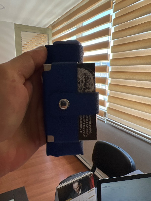 Zigver Iqos Iluma One Tam Set Kılıf Terrea Çantalı Mavi