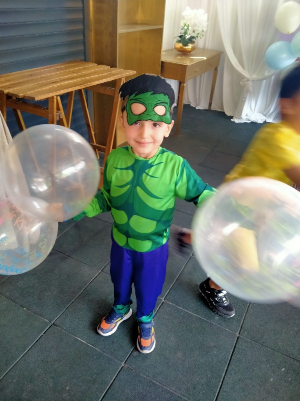 Hulk Çocuk Kostümü 2 Maskeli Çocuk Kostümü