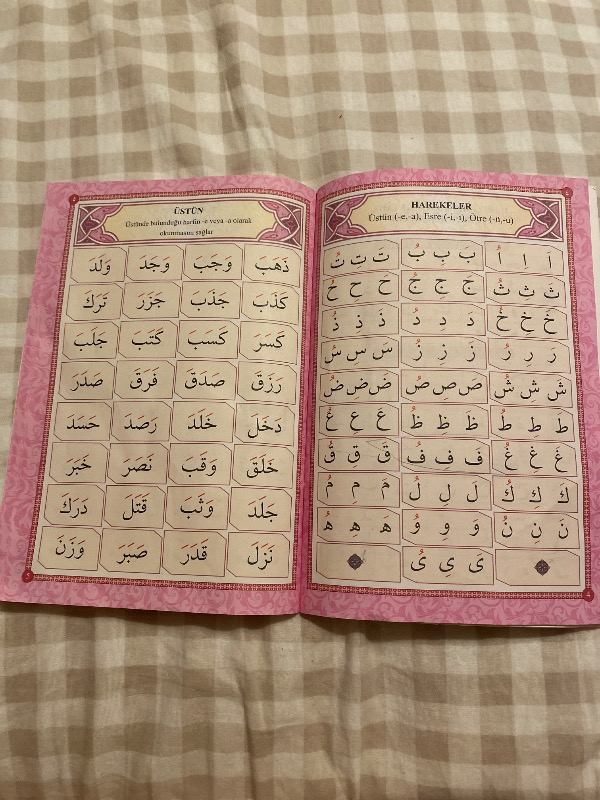 Kur-an'ı Kerim Elifba'sı /Pembe (ElifBa-005) - Ali Haydar