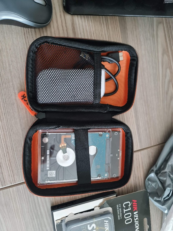 Mack MCC-4008 2.5 Hard Disk Kılıfı Siyah Turuncu