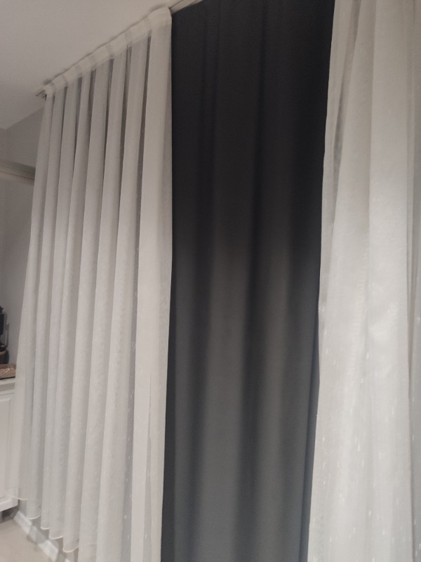 Taç Antrasit Blackout Perde