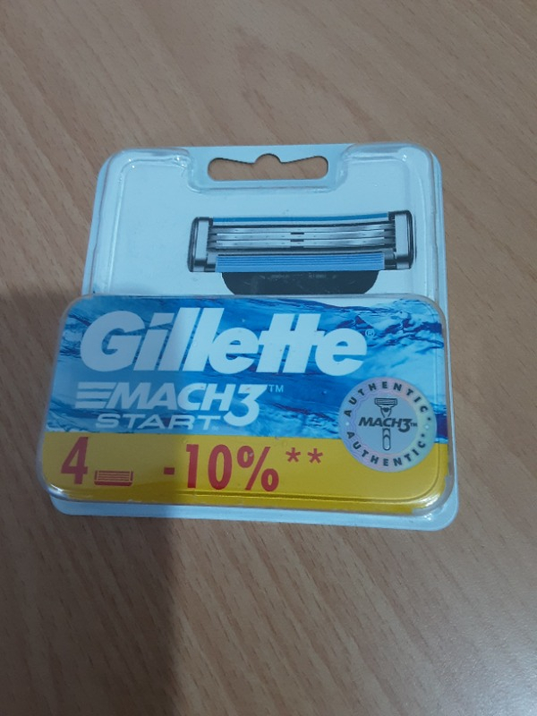 Gillette Mach3 Start Yedek Tıraş Bıçak 4'lü