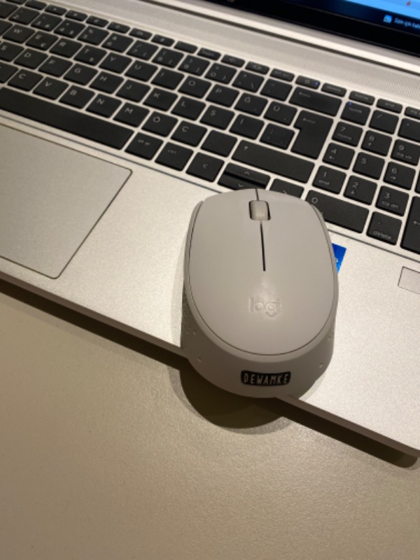 Logitech M171 USB Alıcılı Kablosuz Kompakt Mouse - Beyaz