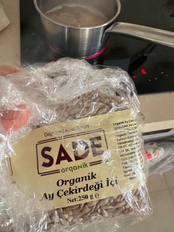 Sade Organik Sade Kabak Çekirdeği İçi 250 gr