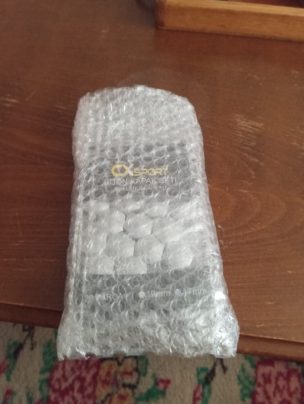 Otocraft Bijon Kapağı 17 mm Krom 20 Adet