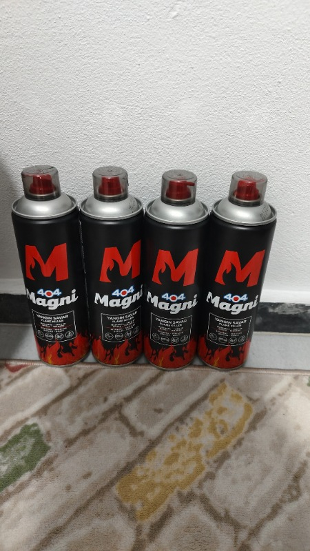 404 Magni Yangın Söndürücü Sprey 500 ml 2li