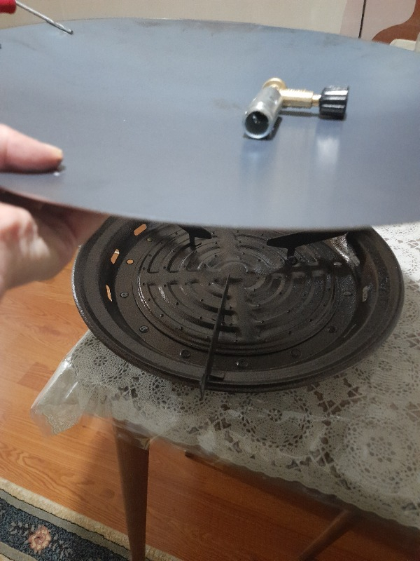 Güryan Tüplü Katmer Saç Kavurma Ocağı 45 cm