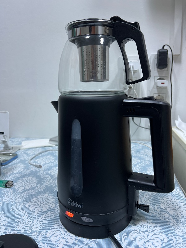 Kiwi KTM-2907 2200 W Cam Demlikli Çay Makinesi