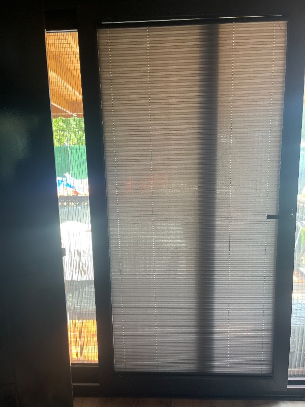 Plised Home Katlanabilir Cam Balkon Plise Perde Antrasit