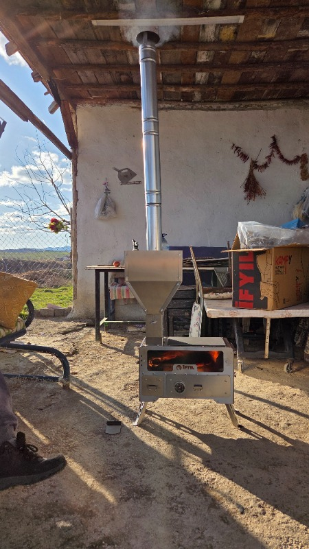 İfyıl Ifyıl Pelet Yakıtlı Kuzineli Kamp ve Çadır Sobası