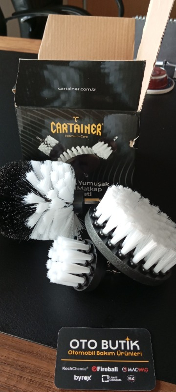 Cartainer 3’lü Ultra Yumuşak Matkap Fırça Seti