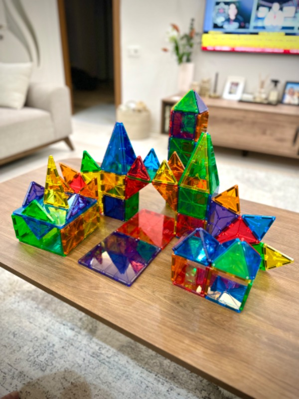 Magna-Tiles Clear Color 100 Parça